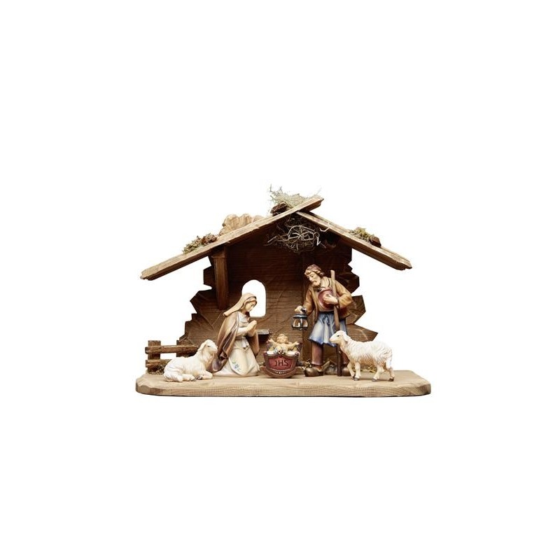HE Nativity set 7 pcs-stable Tyrol for H.Fam