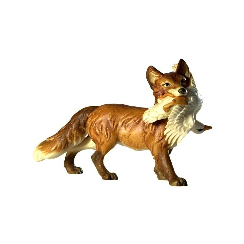 Fox with prey