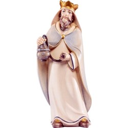 König Balthasar Artis Krippe – kunstvoll bemalte Holzfigur