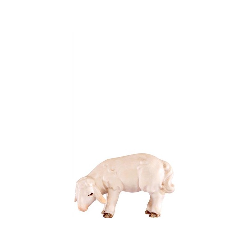 Lamm grasend Artis Krippe – kleine Tierfigur beim Fressen