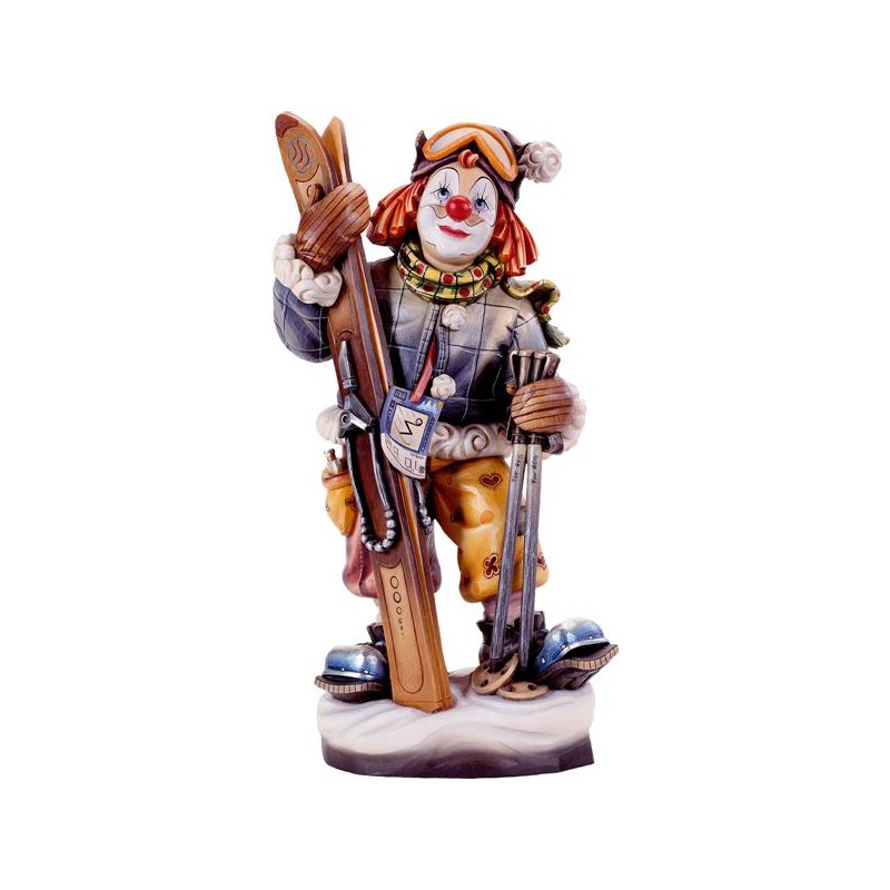 Clown skier