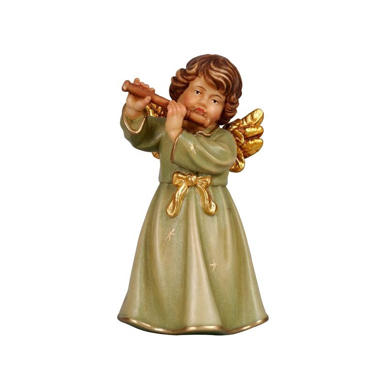 Bell angel standing with flute