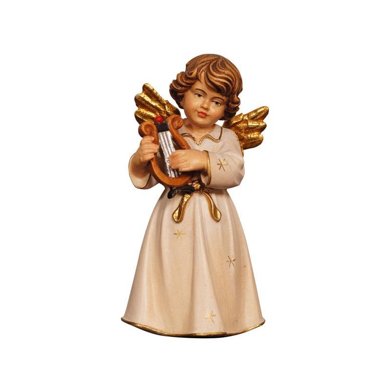 Bell angel standing with lyre