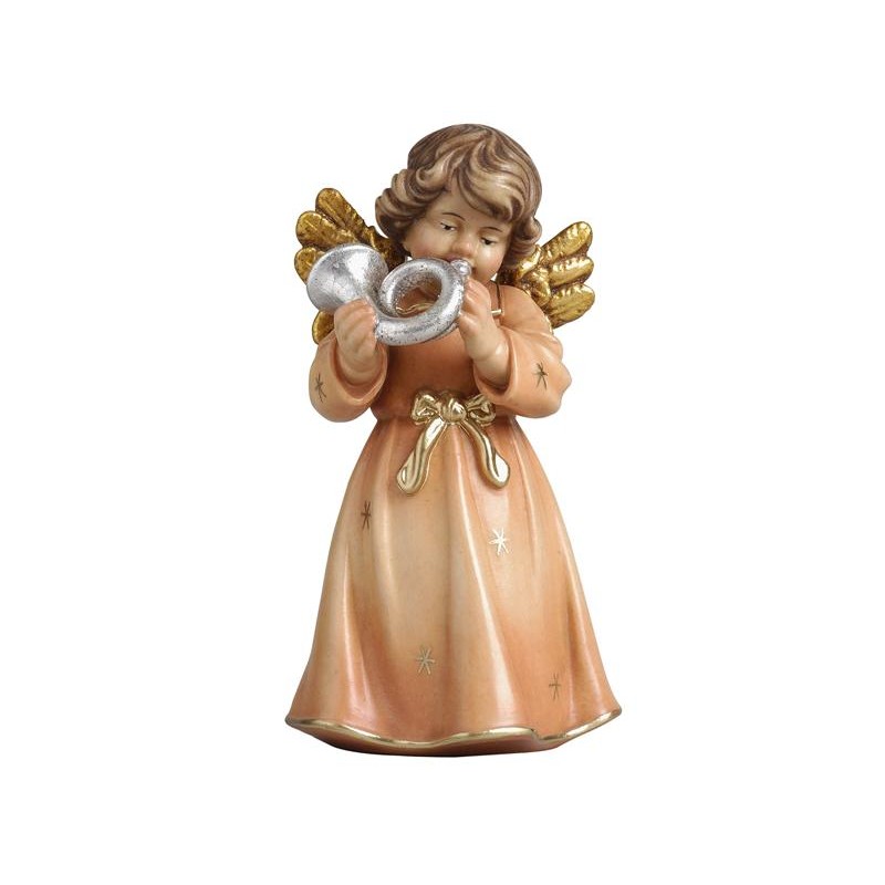 Bell angel standing with horn