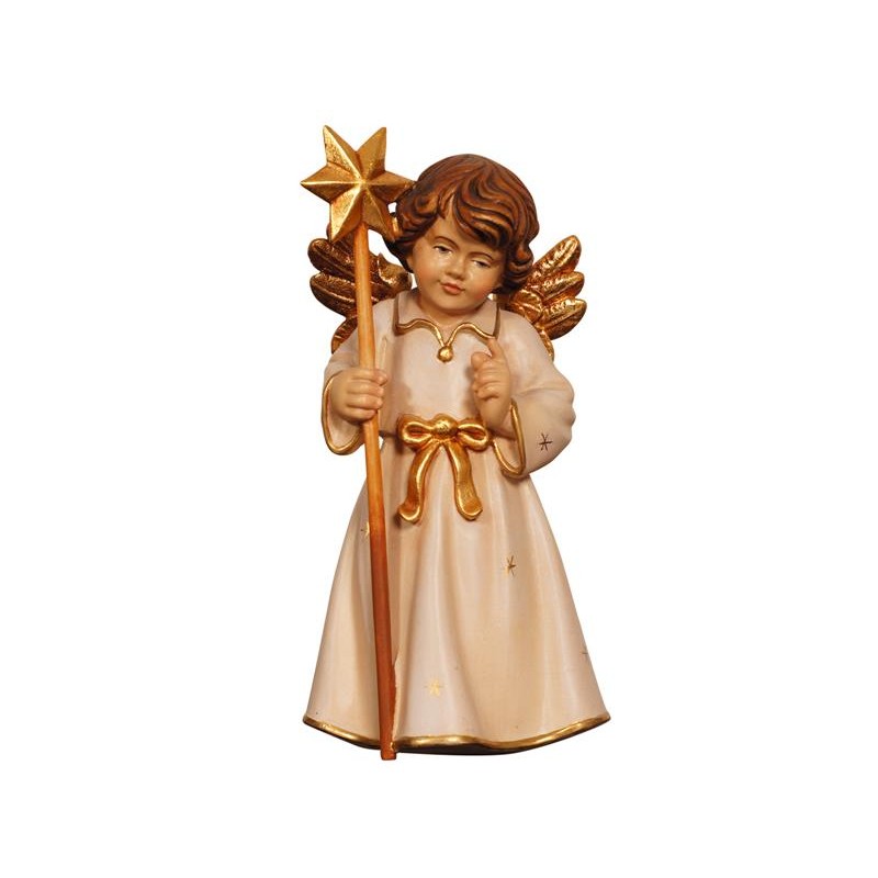 Bell angel standing with star