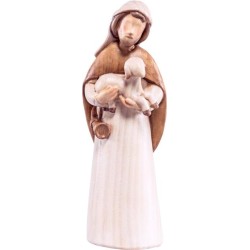 Pastore con agnello nelle mani - presepe Fides