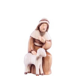 Kneeling shepherd Fides nativity