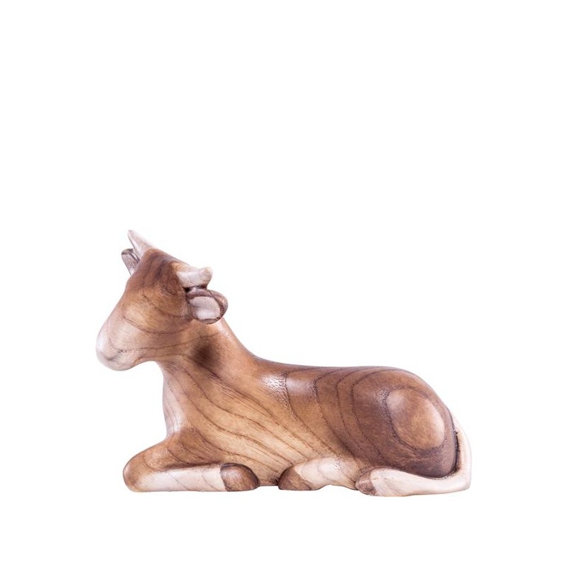 Bue presepe Fides scolpito nel legno