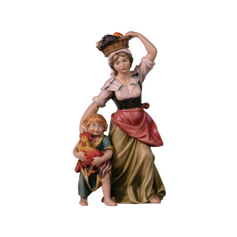 IN Herdswoman with child