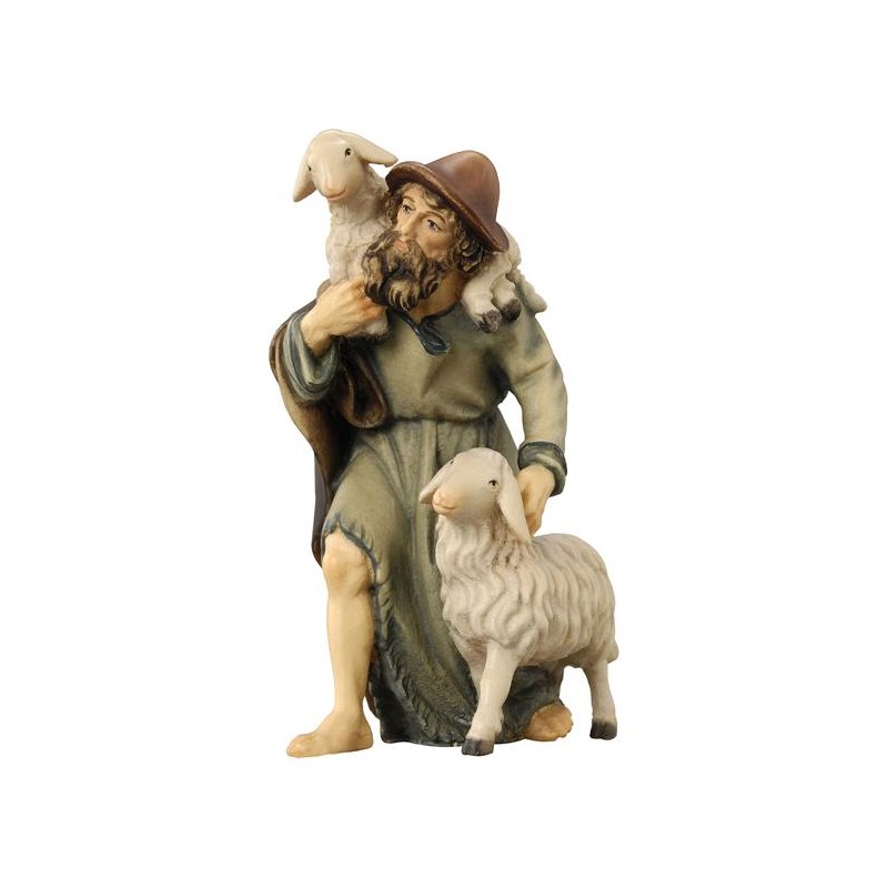 IN Herdsman with two sheep