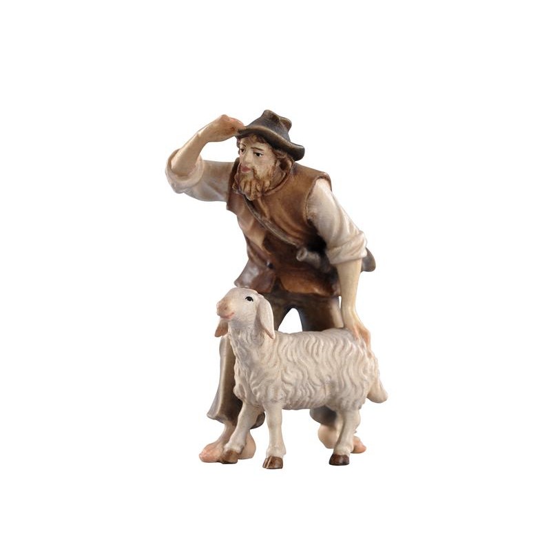 KO Hirt stehend mit Schaf