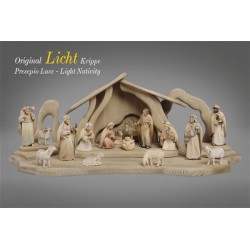 LI Set Presepe Luce 16 figure + Capanna Luce