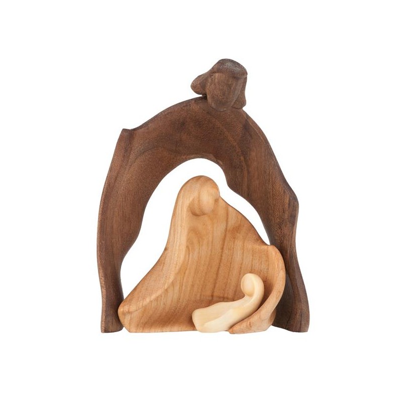 gruppe presepe 3 pezzi 3 legni