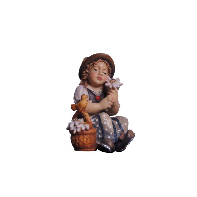 Heidi con Stella alpina