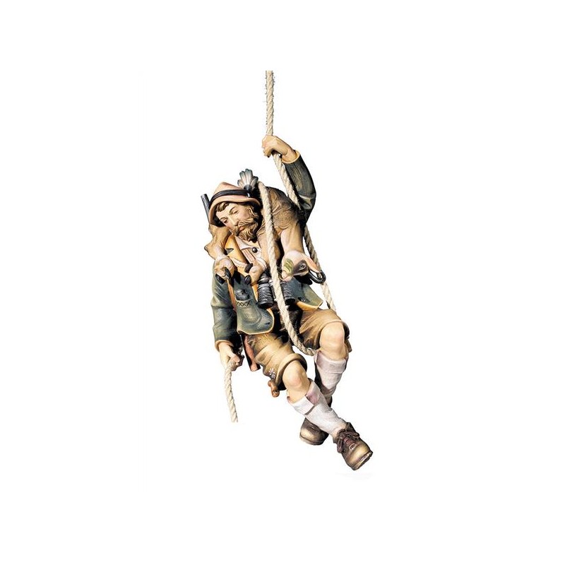 Hunter rappeling