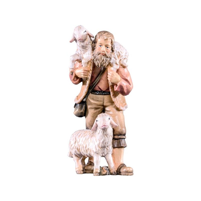 Shepherd with 2 sheep R.K.