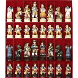 Scacco Gardena scolpito con cassetta