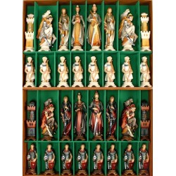 Scacco Royal scolpito con cassetta