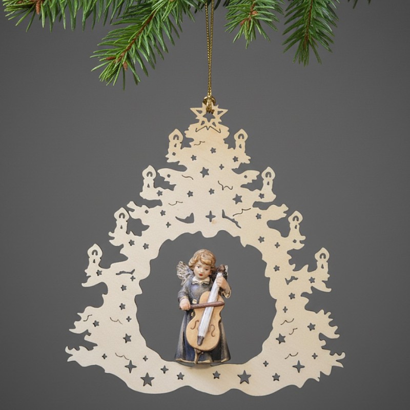Weihnachtsbaum Engel mit Cello