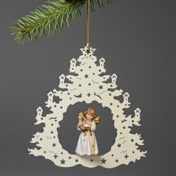 Christmas tree angel with lyre