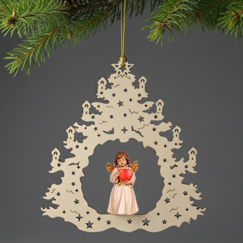 Weihnachtsbaum Engel mit Herz