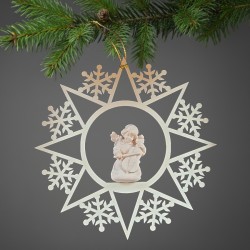 Fiocco di neve angelo con cello