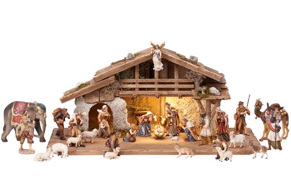 Wooden nativity scenes